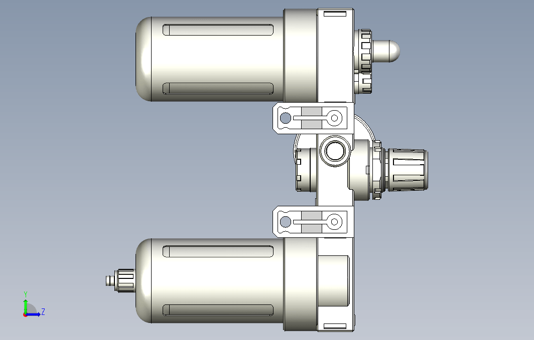 气源处理元件三点式组合3D-BC-200-S-F1系列