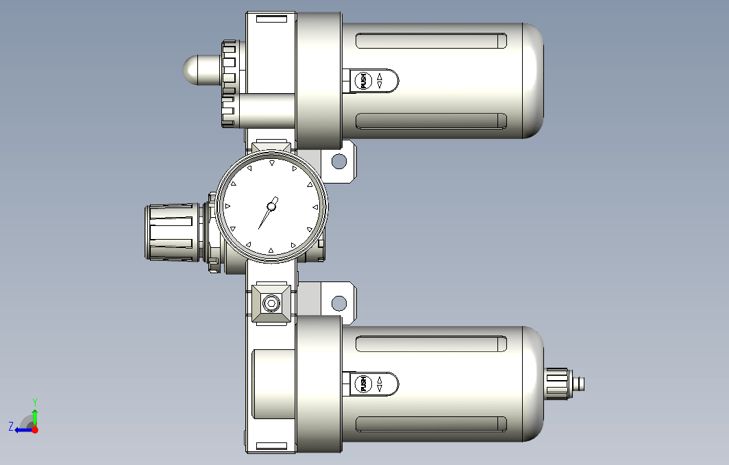 气源处理元件三点式组合3D-BC-200-S-F1系列