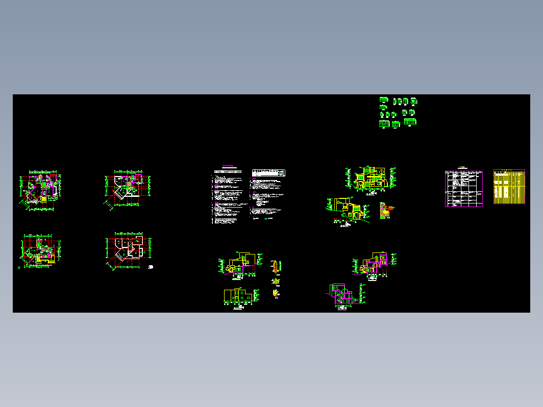 别墅排屋CAD-B-1