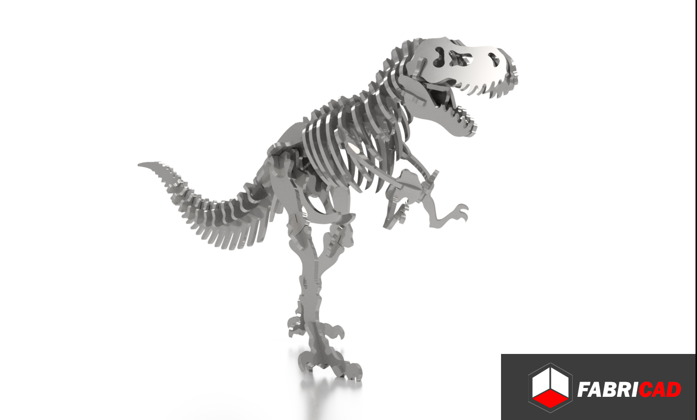 t-rex恐龙拼装模型