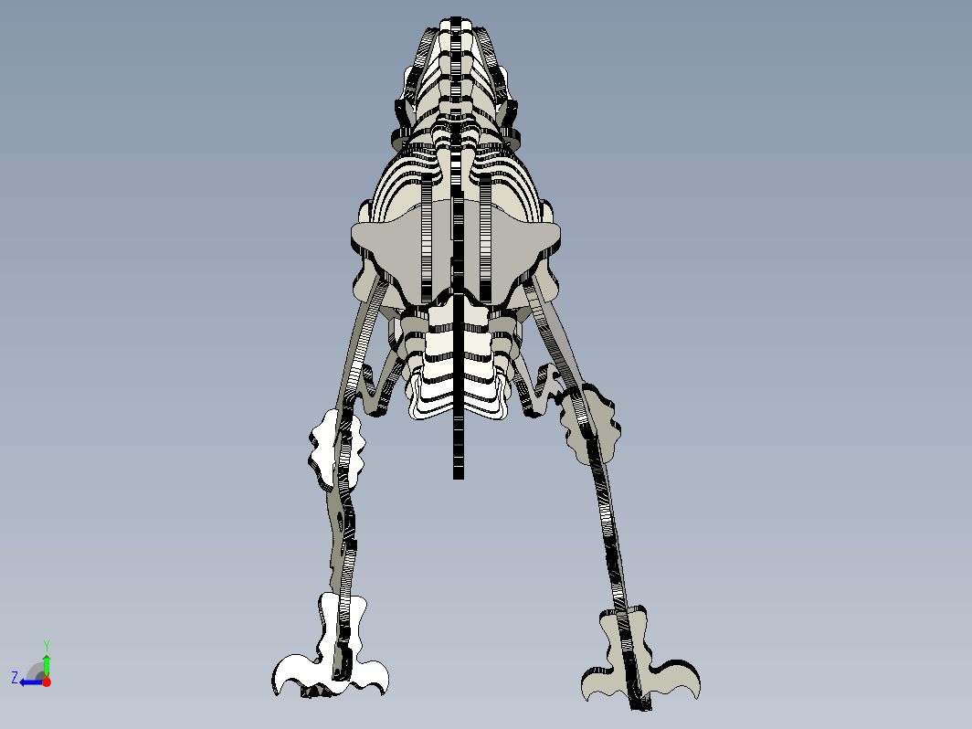 t-rex恐龙拼装模型