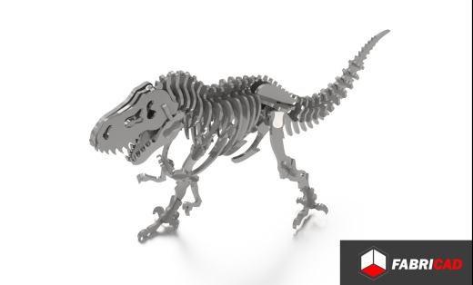 t-rex恐龙拼装模型缩略图