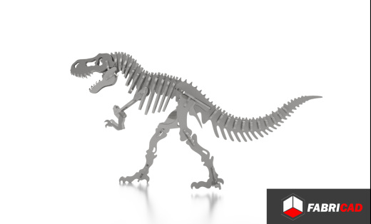 t-rex恐龙拼装模型缩略图