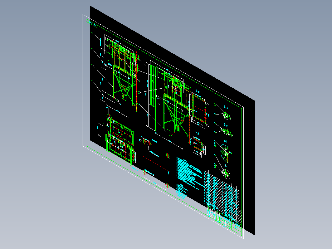 LFX4-75脉冲袋式除尘器cad图