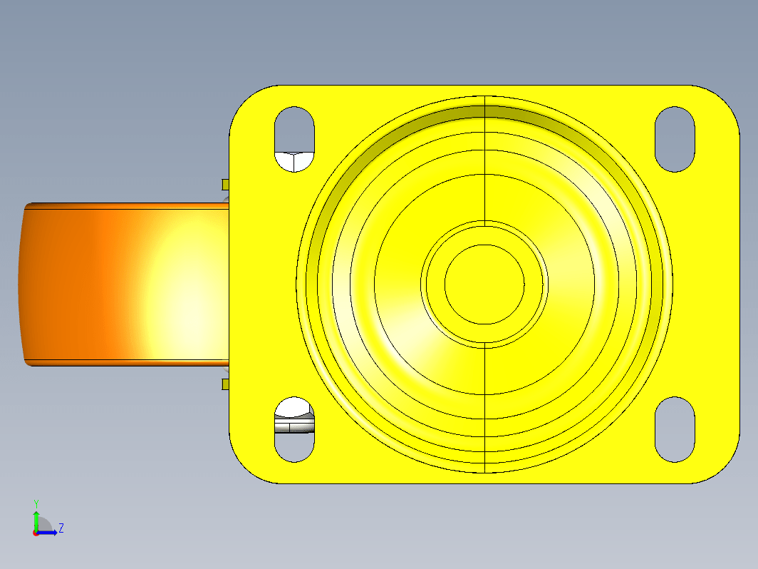 脚轮 模型1