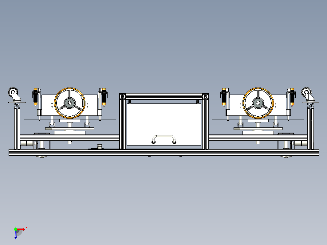 无盖铝型材AGV小车