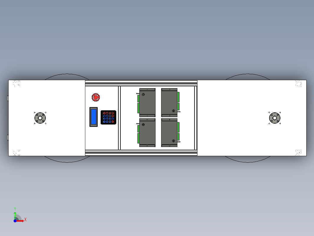 无盖铝型材AGV小车