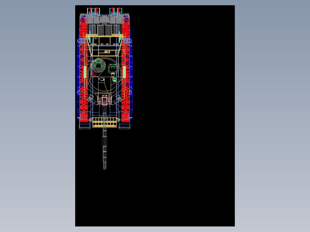 Challenger2主站坦克3D模型图纸 AutoCAD设计 dwg格式