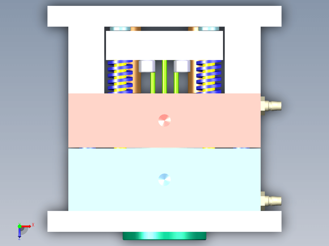 塑料仪表盖注塑模具设计图纸(直径70)三维Step+CAD+说明书