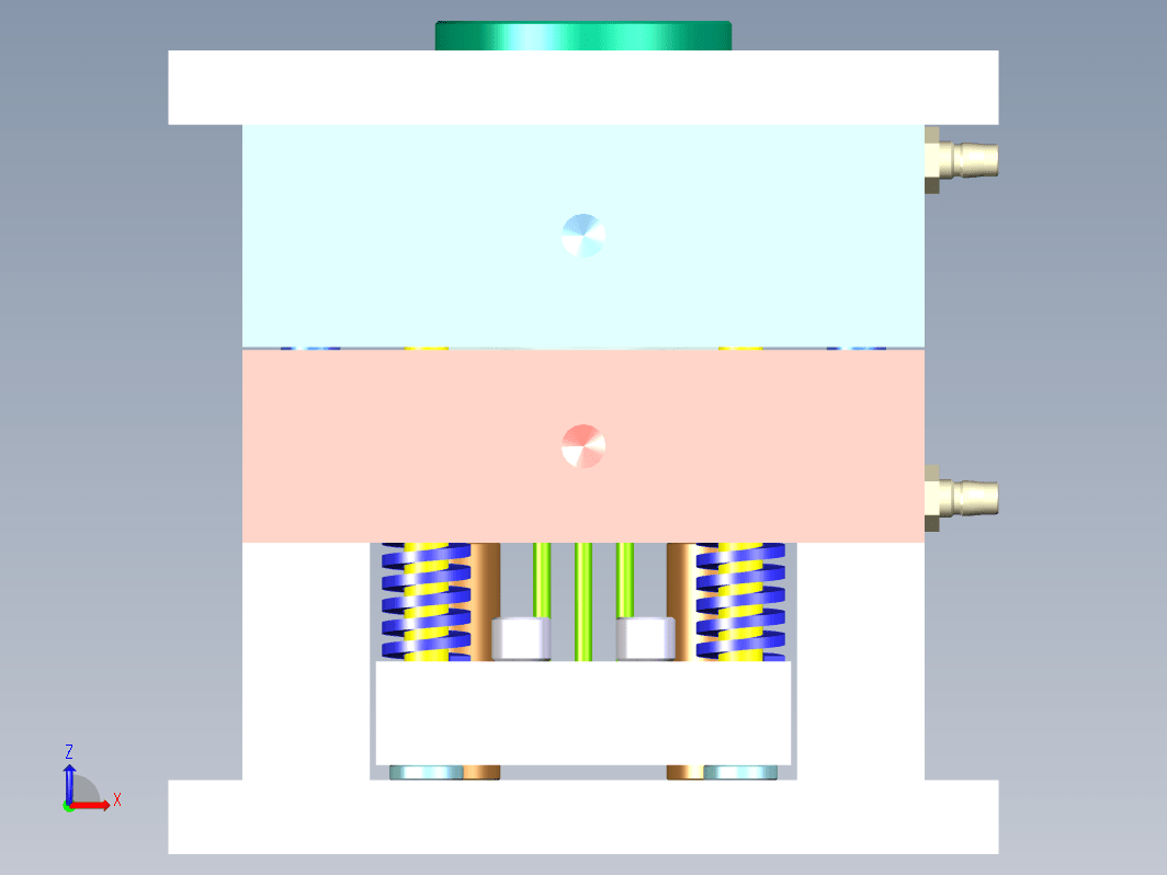 塑料仪表盖注塑模具设计图纸(直径70)三维Step+CAD+说明书