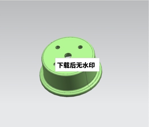 塑料仪表盖注塑模具设计图纸(直径70)三维Step+CAD+说明书缩略图