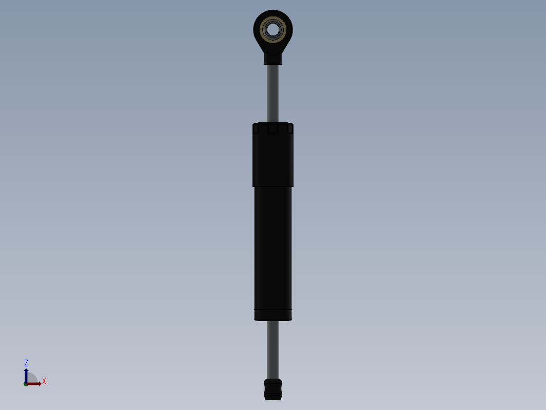 mt09转向减震阻尼器3D图纸 Solidworks设计 附STEP