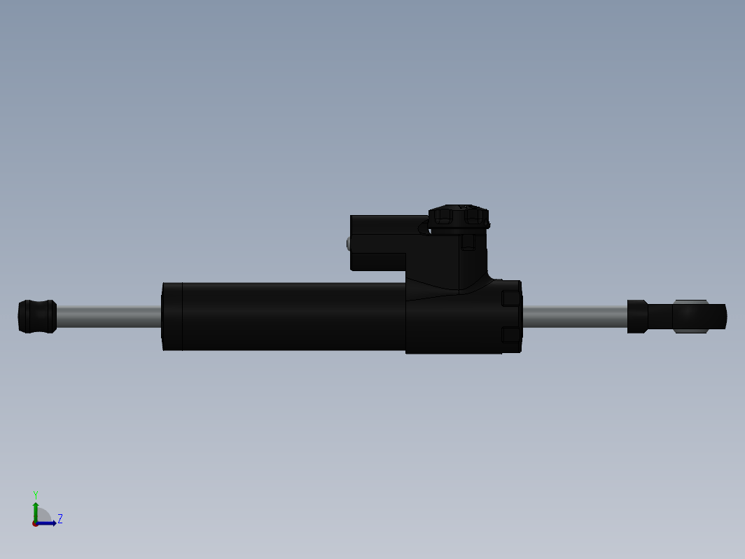 mt09转向减震阻尼器3D图纸 Solidworks设计 附STEP