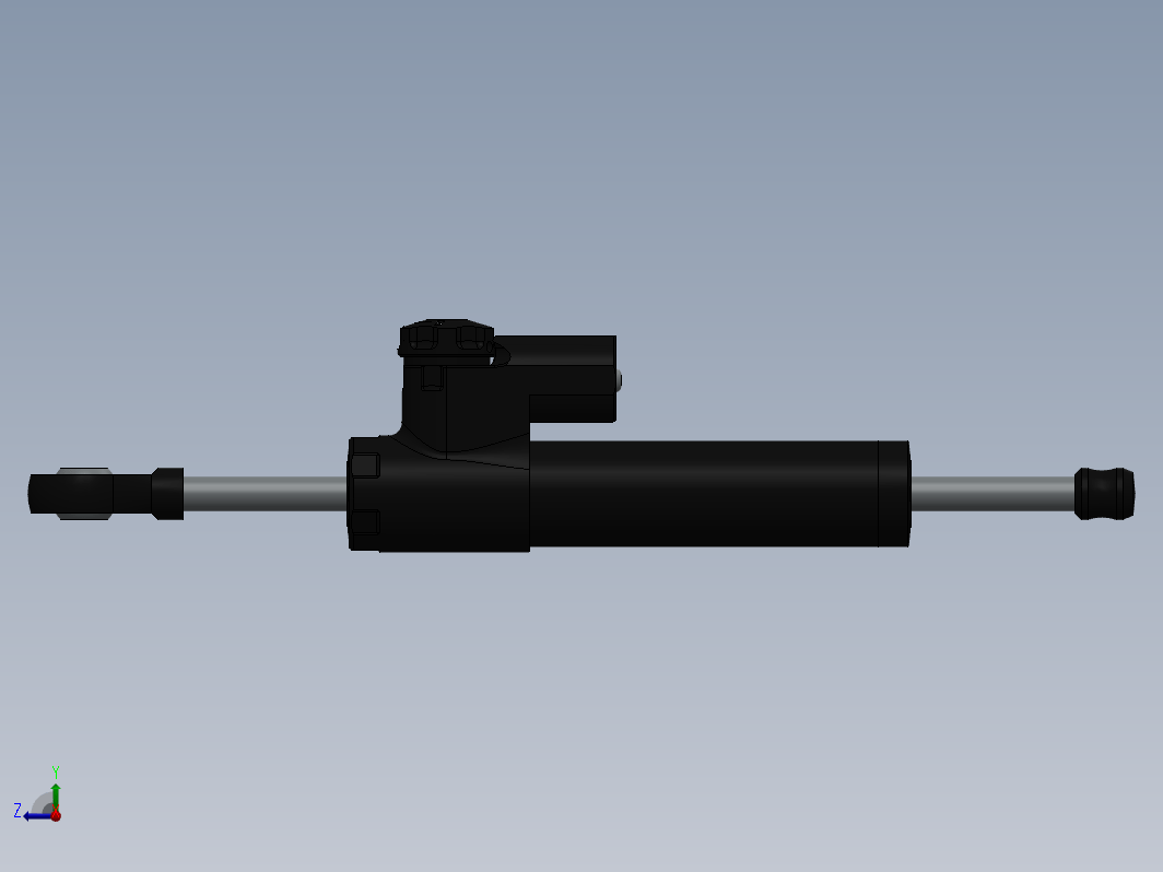 mt09转向减震阻尼器3D图纸 Solidworks设计 附STEP