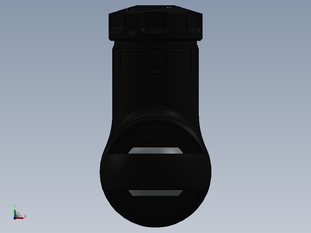 mt09转向减震阻尼器3D图纸 Solidworks设计 附STEP