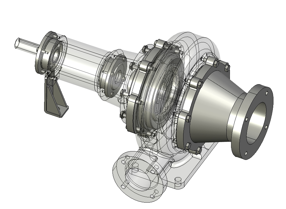 LX125-80-15螺旋离心泵的设计【三维PROE图纸】三维ProE4.0带参+CAD+说明书