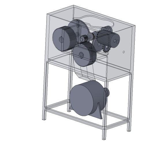 秸秆粉碎机结构设计三维SW2010带参+CAD+说明书缩略图