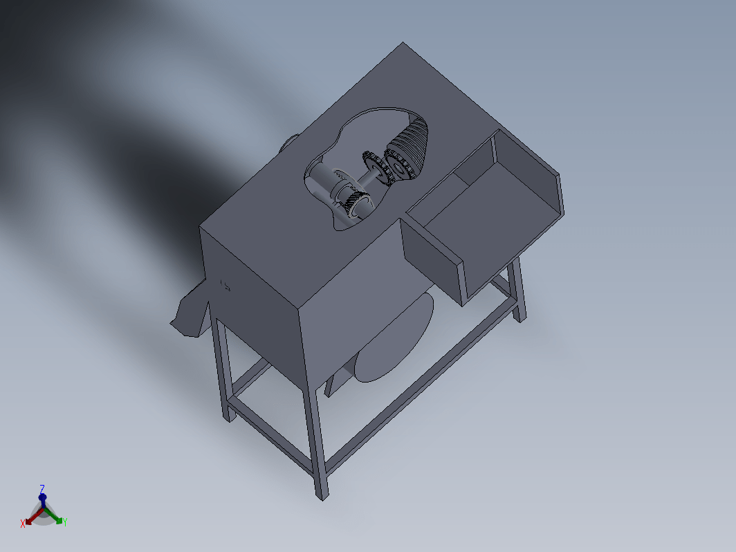 秸秆粉碎机结构设计三维SW2010带参+CAD+说明书