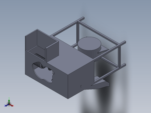 秸秆粉碎机结构设计三维SW2010带参+CAD+说明书缩略图