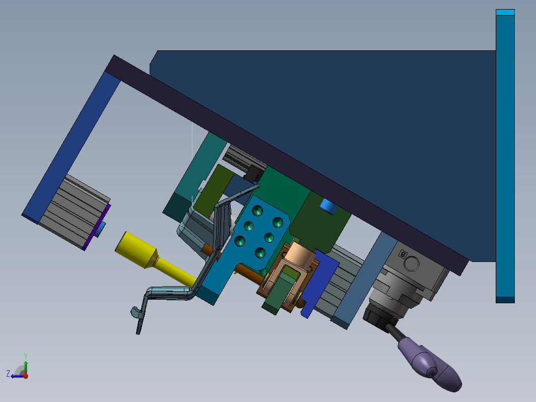 汽车门锁焊接夹具