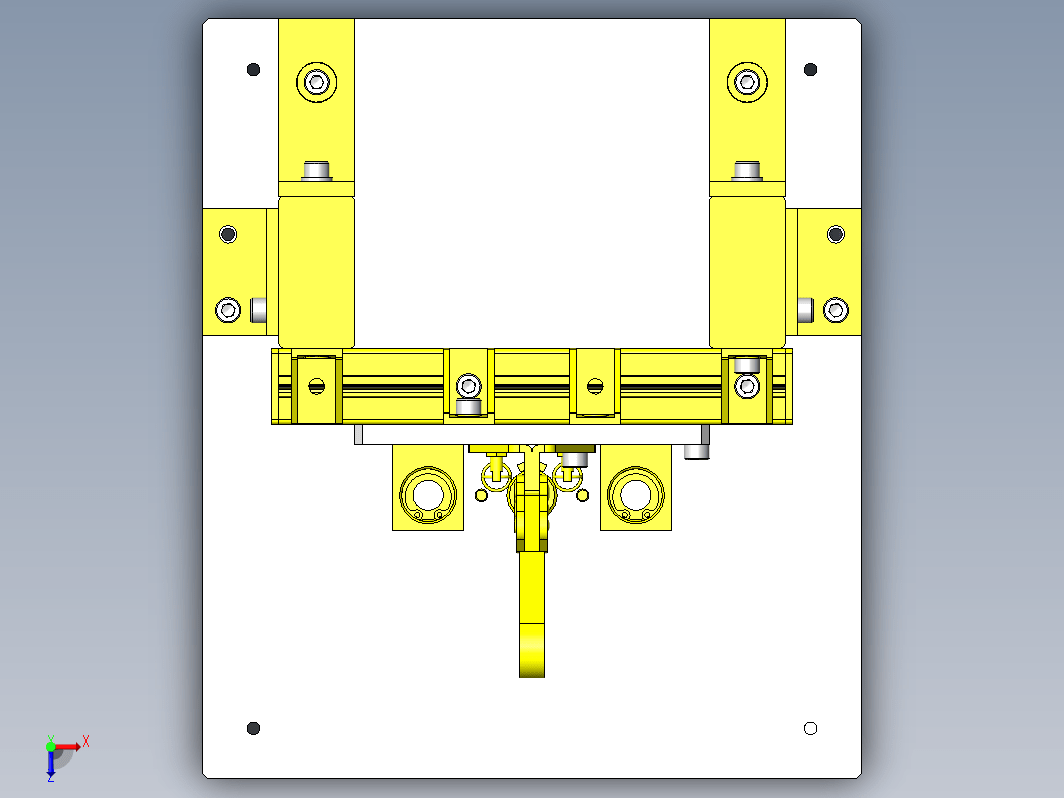 简易标识刻印夹具