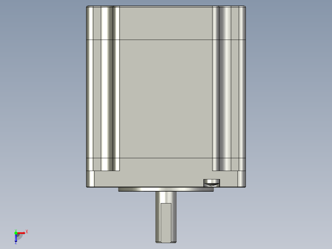 YK60HB65-05A  60mm两相步进电机（3D）