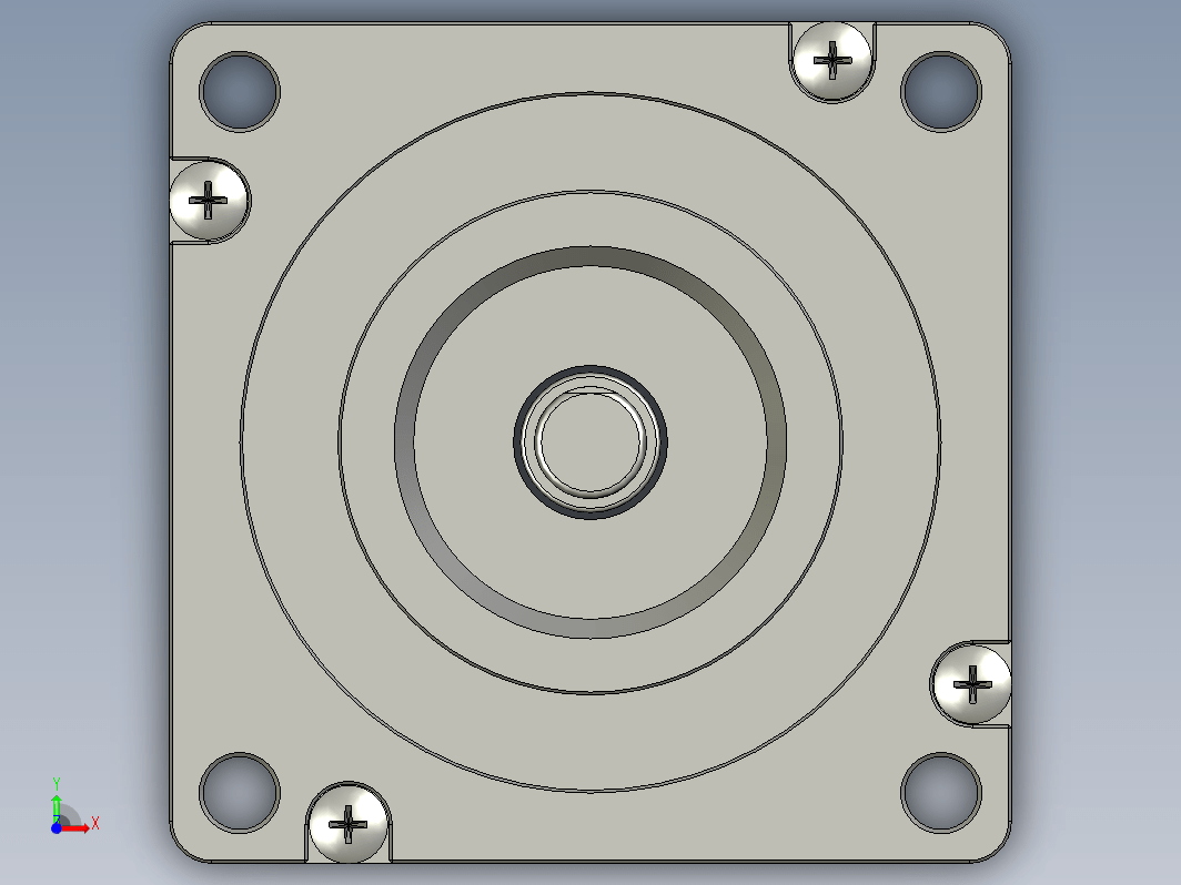 YK60HB65-05A  60mm两相步进电机（3D）