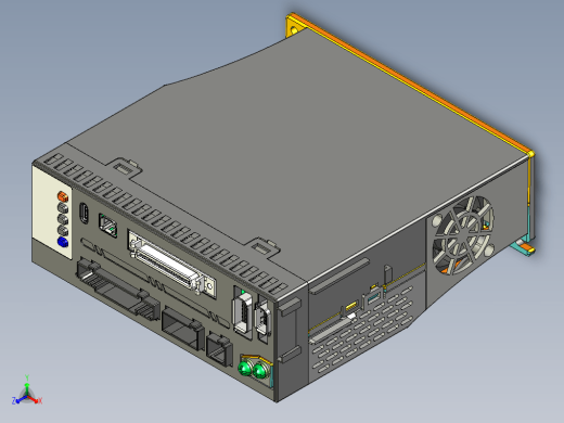 雷赛L8P系列驱动器3D模型缩略图