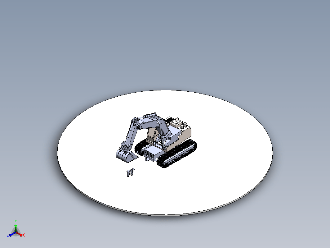 挖掘机（包含零件和装配体）