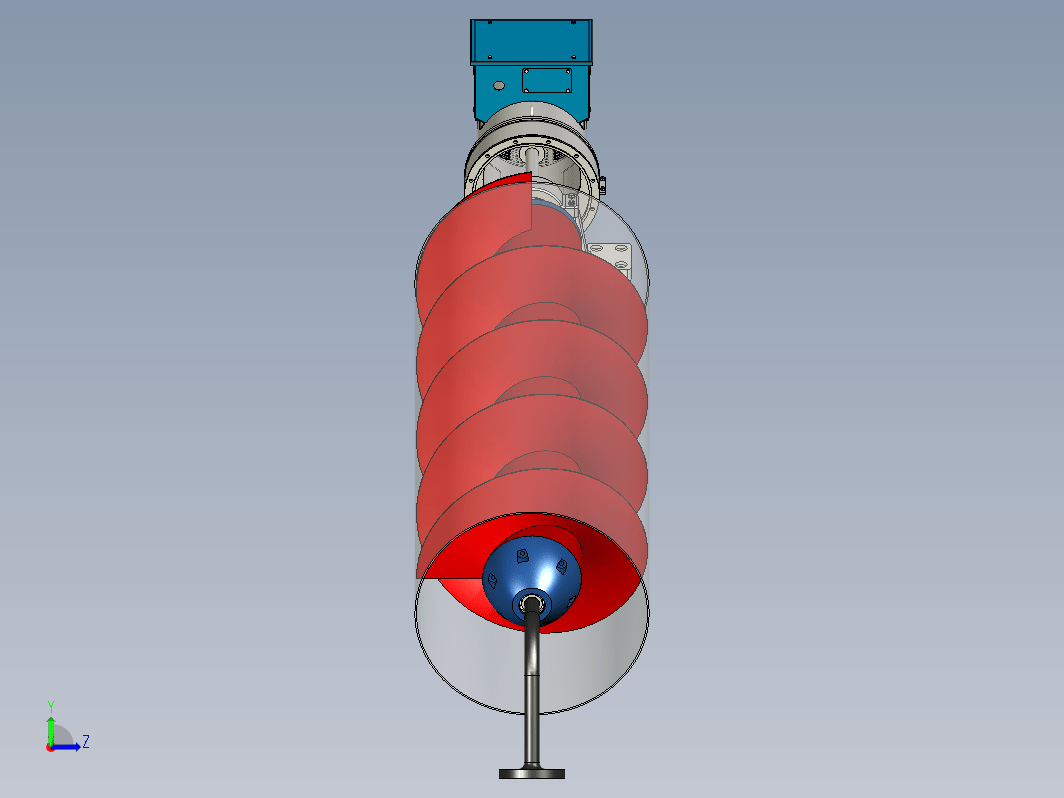阿基米德涡轮机或螺杆泵