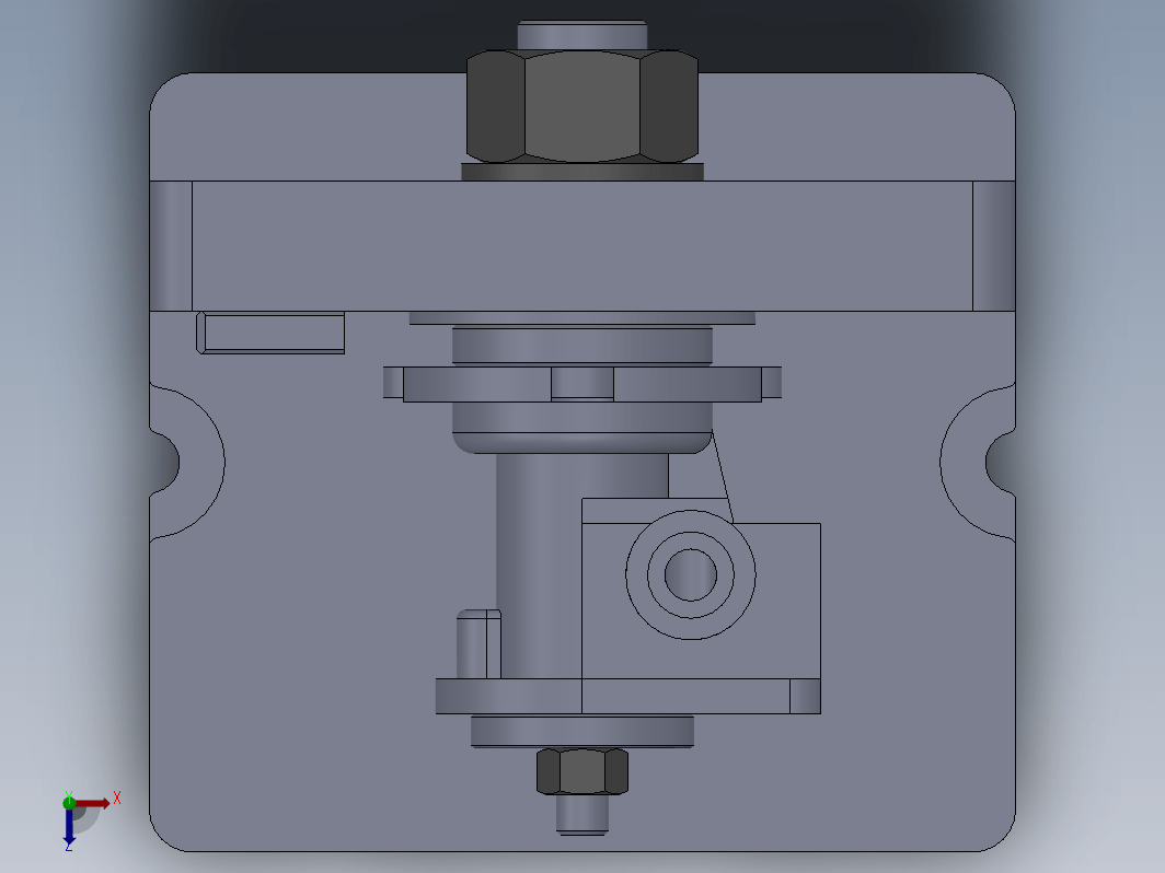 K01-A7V型泵缸体设计“壳体”某一工序专用夹具设计三维SW2010带参+CAD+说明书