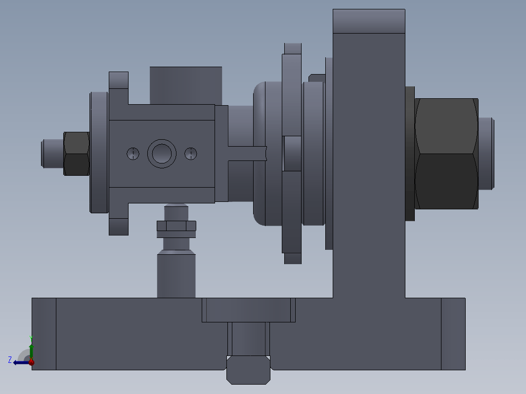 K01-A7V型泵缸体设计“壳体”某一工序专用夹具设计三维SW2010带参+CAD+说明书