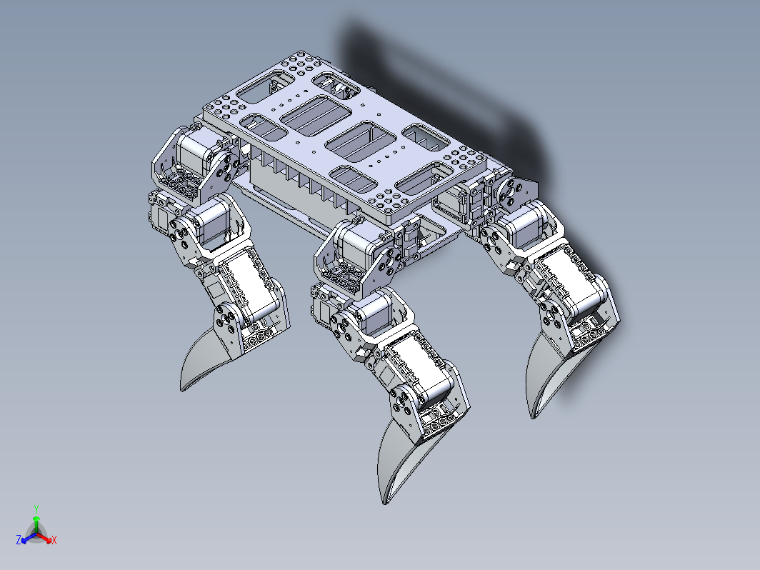 quadrupedal robot四足机器人结构