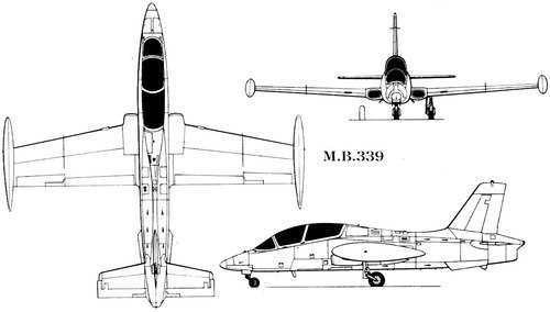 喷气式教练机 Aermacchi MB-339缩略图