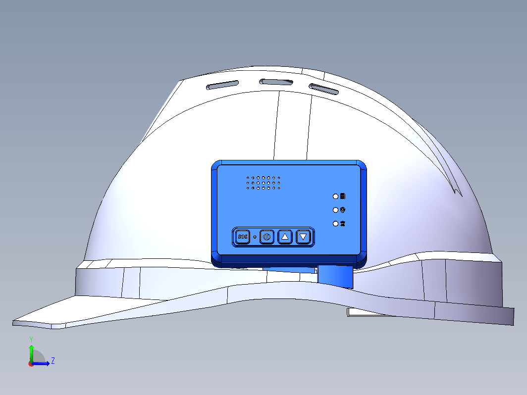 智能安全帽三维SW2021带参