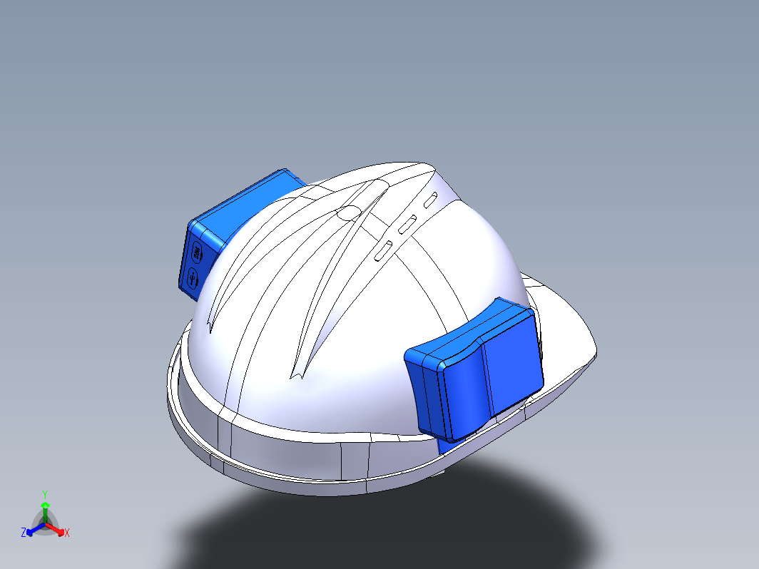 智能安全帽三维SW2021带参