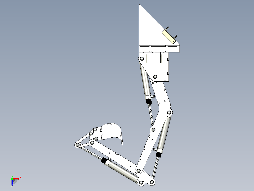 挖掘机抓斗结构