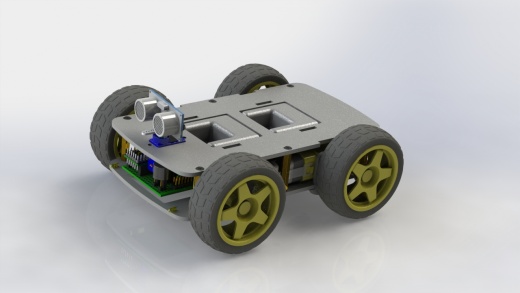 四驱编程机器人车 4WD Robot Car缩略图