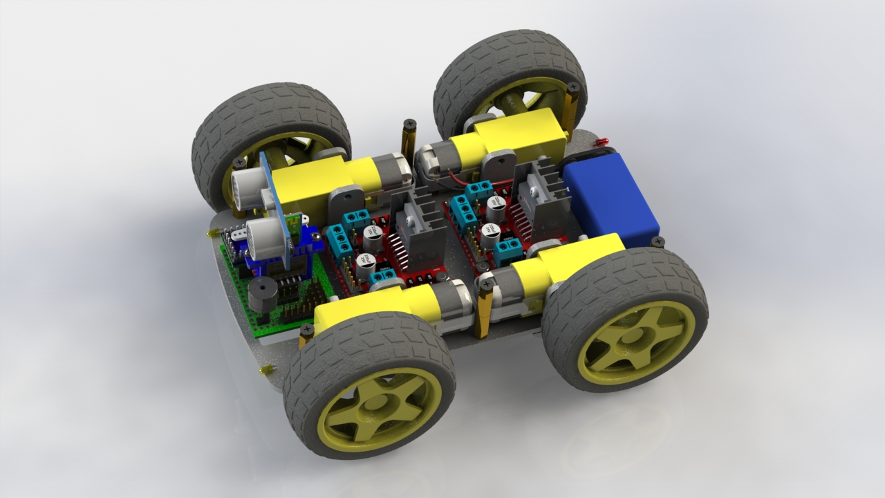 四驱编程机器人车 4WD Robot Car