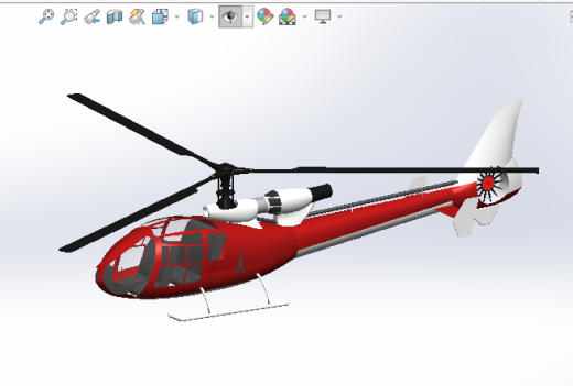 直升机 Aerospatiale gazelle缩略图