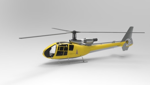 直升机 Aerospatiale gazelle缩略图