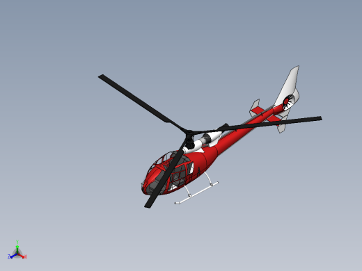 直升机 Aerospatiale gazelle缩略图