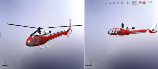 直升机 Aerospatiale gazelle缩略图