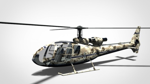 直升机 Aerospatiale gazelle缩略图