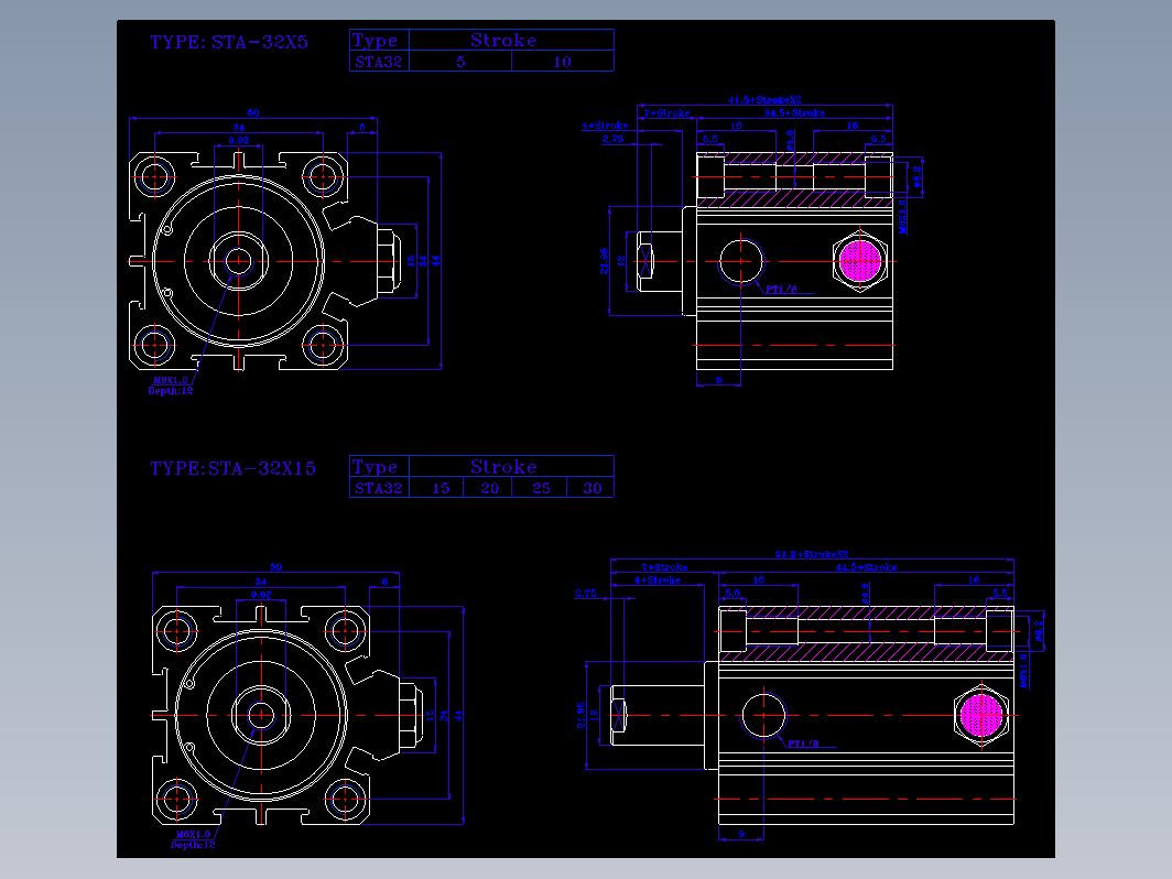 SDA气缸 83-STA-32-BZN