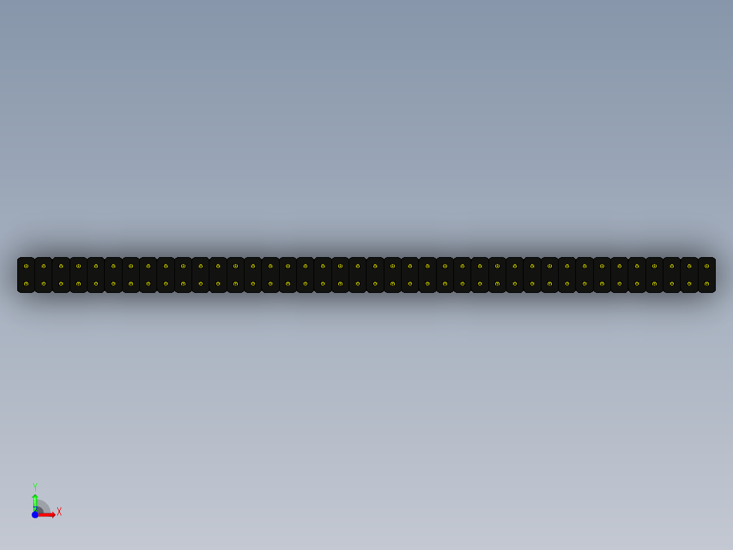 2.54mm直2排排针（2~80pins）