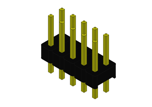 2.54mm直2排排针（2~80pins）缩略图