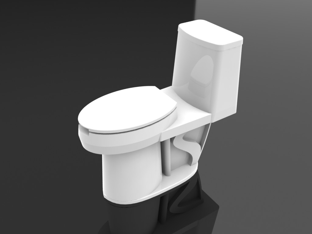 家用厕所马桶模型