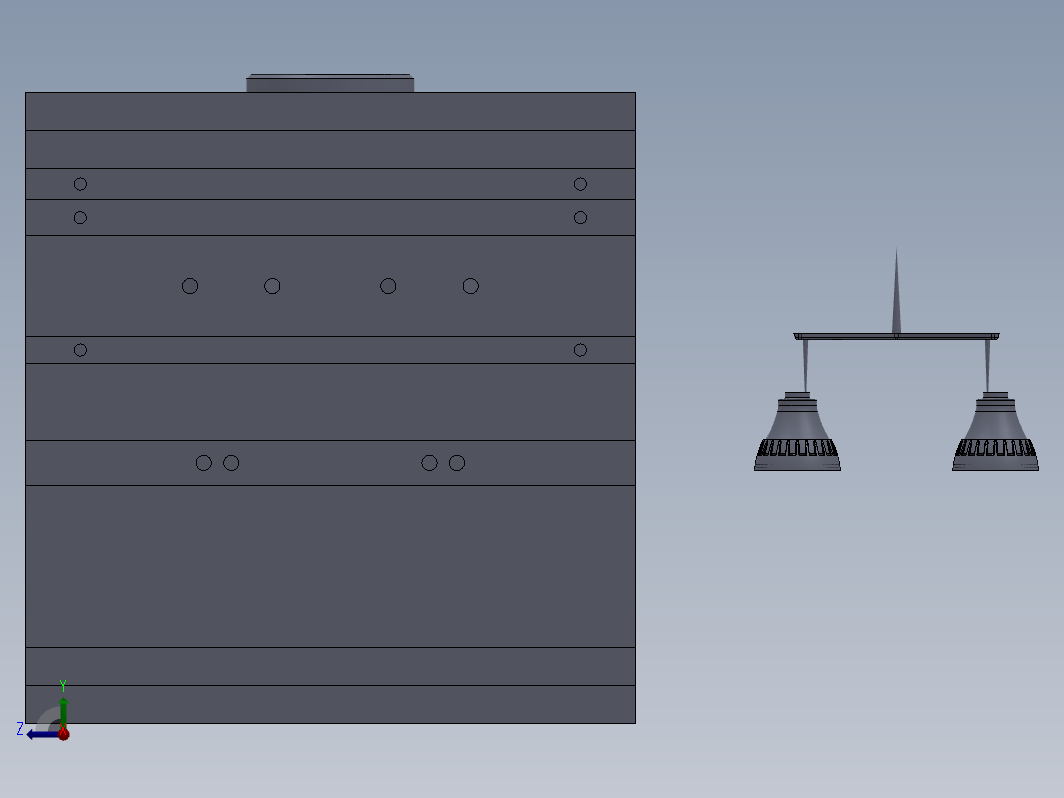 灯泡外壳制作的注塑模具设计模型