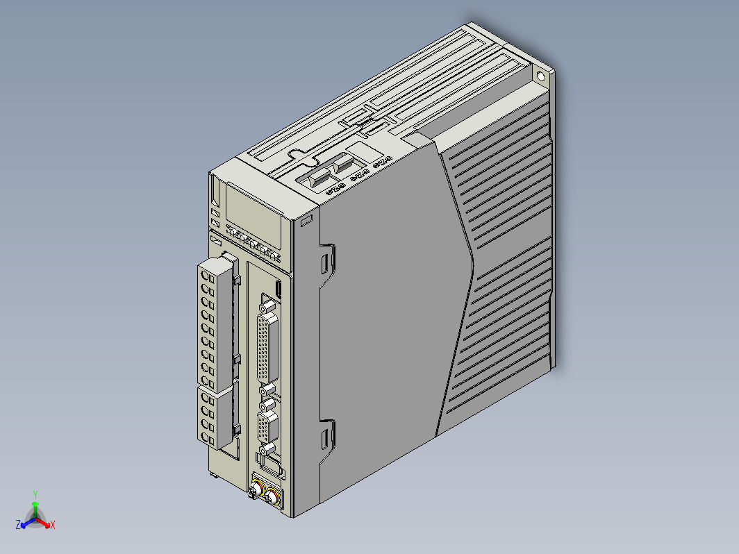 标准型伺服驱动器01052544-WXSTEP_B00（整机3D模型）